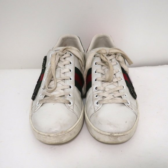 Gucci Ace Safety Pin Low Top Sneakers - Picture 5 of 14